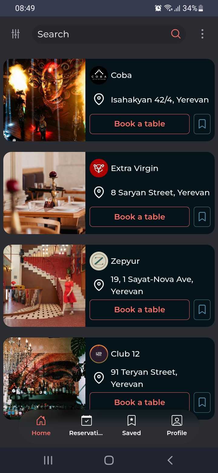 RezX Guest App UI